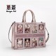 Sweet Rose Rococo Cat Portrait Small and Large Tote Bag(Limited Stock/5 Colours/Full Payment Without Shipping)